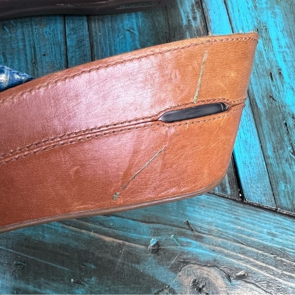 Cole Haan Nike Air Bronze & Blue Sandals Size 11 - Picture 9 of 15